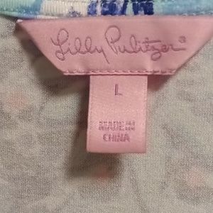 FINAL PRICE Lilly Pulitzer blue multi-colored patterned design dress